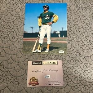 Reggie Jackson Baltimore orioles signed 8 x 10 photo​